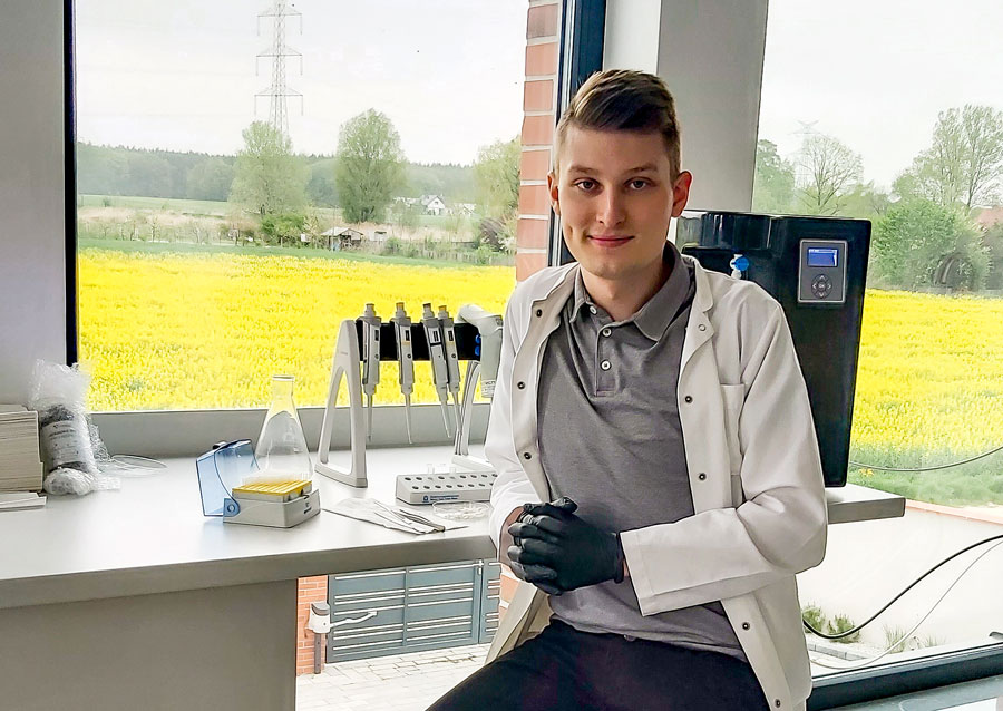 Piotr Rudnicki is a student at the Faculty of Biology and Animal Breeding