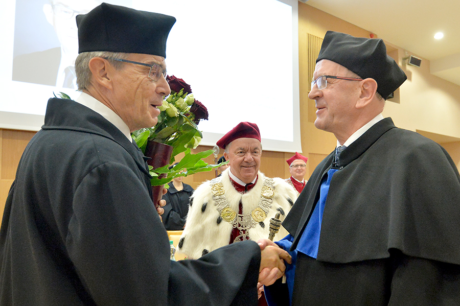 Prof. Wolfgang Keller i prof. Andrzej Borkowski przyjaźnili się od wielu lat