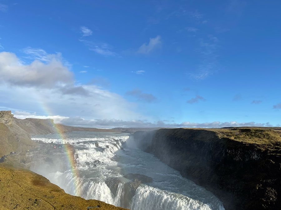 Wodospad na Islandii