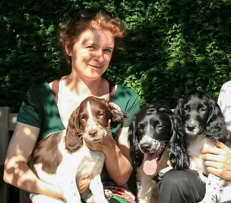 Prof. Ann Van Soom z ukochanymi psami