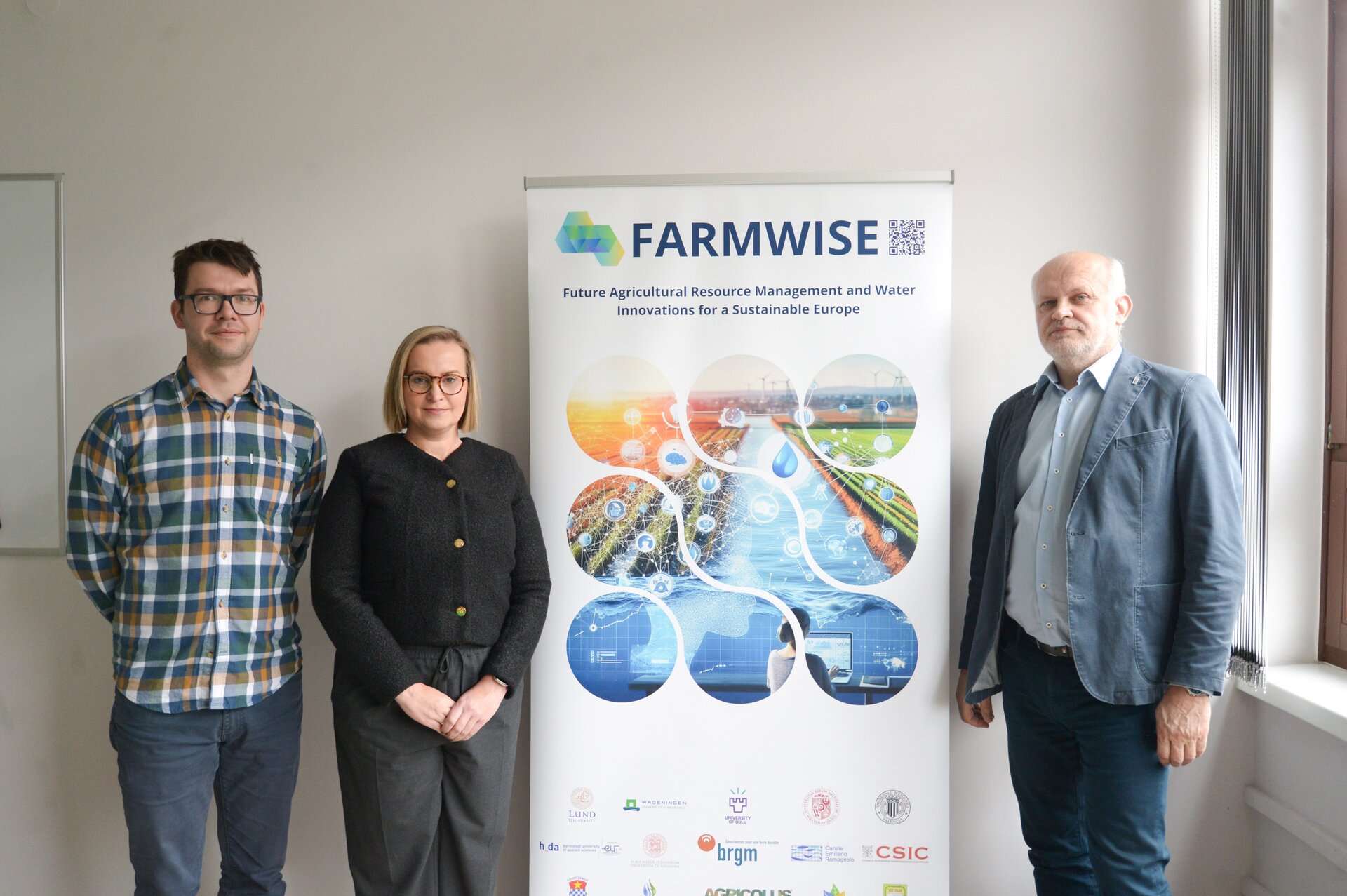 Zespół realizujący projekt FARMWISE: dr Arkadiusz Gogowski, prof. Agnieszka Medyńska-Juraszek i dr Wiesław Fiałkiewicz