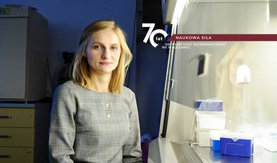 dr Katarzyna Kornicka-Garbowska w laboratorium